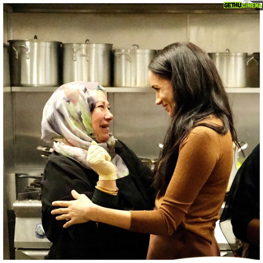 Prince Harry, Duke of Sussex Instagram - Earlier this week, The Duke and Duchess of Sussex returned to visit the women of The Hubb Community Kitchen and “Together, Our Community Cookbook.” These women came together in the wake of the Grenfell tragedy to cook meals for their families and neighbours who had been displaced from the fire. With funds from the successful cookbook, they have now been able to share their spirit of community with so many more. The Hubb continues to work with local organisations to build hope, bring comfort and provide not simply a warm meal, but with it, a sense of togetherness. The Duke and Duchess were so happy to reconnect with the women and hear about the projects they continue to develop to help those in their community and beyond. Image © SussexRoyal