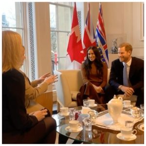 Prince Harry, Duke of Sussex Instagram - Today, The Duke and Duchess of Sussex visited Canada House in London to thank the High Commissioner Janice Charette and staff for the warm hospitality during their recent stay in Canada.

The Duke and Duchess have a strong connection to Canada. It’s a country The Duke of Sussex has visited many times over the years and it was also home to The Duchess for seven years before she became a member of The Royal Family.

Thank you Canada 🇨🇦!
•
Video © SussexRoyal
Music © Raphael Lake