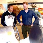 Prince Harry, Duke of Sussex Instagram - 🏎💨💨💨 • This morning, The Duke of Sussex raced up to Silverstone, home of the British Grand Prix to open the The Silverstone Experience, a brand-new immersive museum that tells the story of the past, present and future of British motor racing. Joined by six-time Formula One World Champion Lewis Hamilton MBE, The Duke of Sussex and Lewis toured @thesilverstoneexperience, where they viewed the various components of the museum, met with volunteers, and chatted with the next generation of engineers and racing drivers. The museum brings the extensive heritage of Silverstone and British motor racing to life, celebrating the circuit and the country’s position at the heart of the global motorsport industry. It showcases the rich history of the sport, highlights amazing stories of many whom have been part of what makes Silverstone so special - which we hope, will inspire future generations to come. Photo © PA