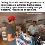 Prince Harry, Duke of Sussex Instagram - Today, on Australia Day 🇦🇺, we recognise the strength of spirit and generosity of the community Down Under. Sharing above a selection of stories of how you’ve come together in the face of such adversity. You are an inspiration to us all. Image/video © @goodnews_movement