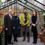 Princess Eugenie Instagram - Such a pleasure to go back to visit @horatiosgarden at Stanmore last week and catch up with the incredible team and patients. The charity builds gardens in hospital spinal centres around the UK and provide a much needed space for patients to enjoy nature in an accessible way. I also cast my thumbprint in support of #horatiosgardenchelsea a piece of artwork that will feature in the Garden.