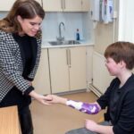 Princess Eugenie Instagram - I am so proud to be patron of @the.rnoh.charity , the charity that looks after and supports all the patients at the Royal National Orthopaedic Hospital @rnohnhs I visited their Prosthetics unit @rnohprosthetics yesterday and I met Posie, a 2 year old who has undergone elective bilateral amputations and has just had her first pair of prostheses, she’s a remarkably brave young girl and the staff and carers at RNOH are doing incredible work to provide a way for her to walk as she grows up. Posie, Daisy, Scarlett, Robert and all the patients at the RNOH are completely wonderful and true legends. I'm so honoured to meet you all. Xx