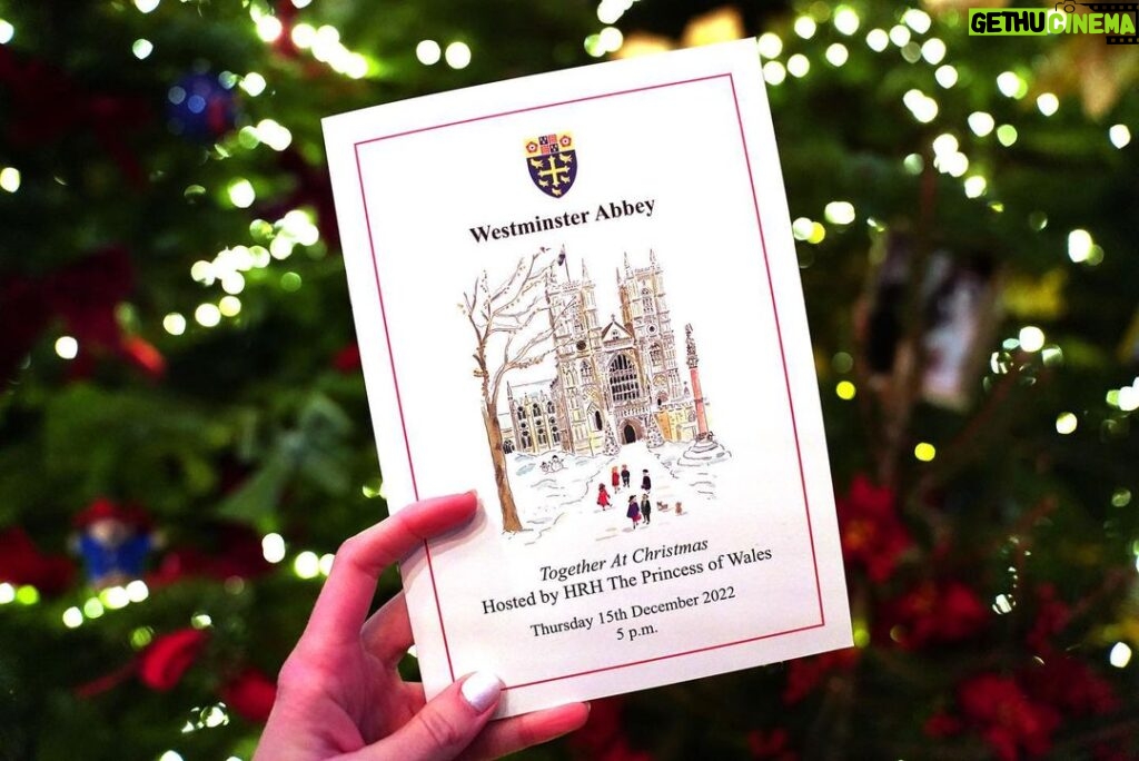 Princess Eugenie Instagram - It was an honour to celebrate HM's life at the Princess of Wales carol concert, Together at Christmas. @princeandprincessofwales #togetheratchristmas