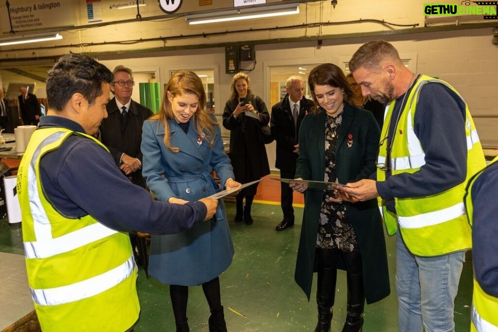 Princess Eugenie Instagram - It was a such an honour to visit @rblicharity with my sister earlier this week. The charity provides vital care, welfare and employment services to Armed Forces veterans across the UK. We met incredible veterans who have completed RBLI’s #Lifeworks employability programme. It was wonderful to see the programme in action at the charity’s social enterprise factory which provides meaningful employment to veterans. We also visited the assisted living facility, Queen Elizabeth Court, to meet some of the lovely residents who call it home; many of whom have served our country with distinction. I also met Vi, who told me she served with my late Grandmother, which brought me such pride. This Armistice Day we remember and pay tribute to the Fallen, the inspiring veterans and those currently serving in the Armed Forces across the world. #rbli #Lifeworks #supportforveterans #LestWeForget #remembrance