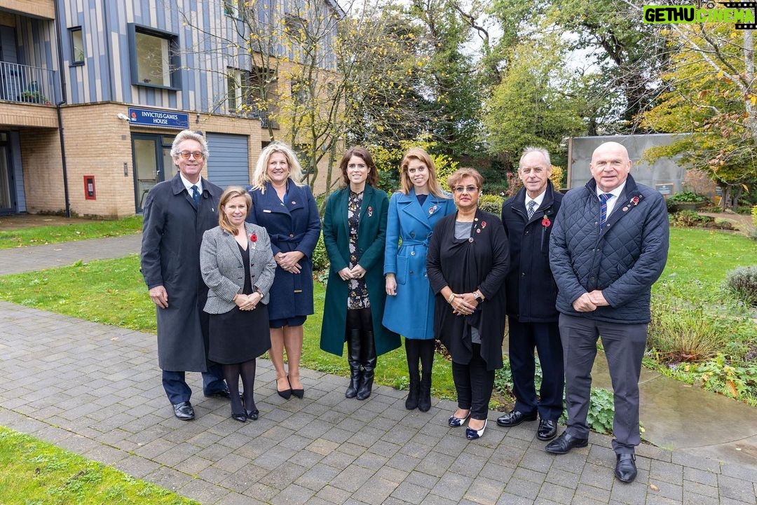 Princess Eugenie Instagram - It was a such an honour to visit @rblicharity with my sister earlier this week. The charity provides vital care, welfare and employment services to Armed Forces veterans across the UK. We met incredible veterans who have completed RBLI’s #Lifeworks employability programme. It was wonderful to see the programme in action at the charity’s social enterprise factory which provides meaningful employment to veterans. We also visited the assisted living facility, Queen Elizabeth Court, to meet some of the lovely residents who call it home; many of whom have served our country with distinction. I also met Vi, who told me she served with my late Grandmother, which brought me such pride. This Armistice Day we remember and pay tribute to the Fallen, the inspiring veterans and those currently serving in the Armed Forces across the world. #rbli #Lifeworks #supportforveterans #LestWeForget #remembrance