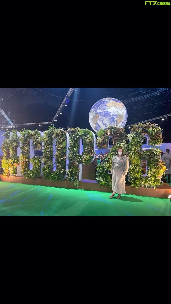 Princess Eugenie Instagram - A wonderful first day at COP26 meeting and speaking to some of the most inspiring initiatives and people out there.
