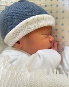 Princess Eugenie Instagram - Jack and I wanted to share the news that we had our little boy, Ernest George Ronnie Brooksbank on 30th May 2023 at 8.49 weighing 7.1lbs. He is named after his great great great Grandfather George, his Grandpa George and my Grandpa Ronald. Augie is loving being a big brother already. 💙❤️💙❤️