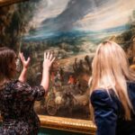 Princess Eugenie Instagram - I had the privilege of recording an episode for Sky Arts at Buckingham Palace in The Queens Gallery talking about the magnificent exhibition 'Masterpieces from Buckingham Palace' on view now until 13 February 2022. ⁣ ⁣ I spoke to @katebryan_art all about what art and these artworks in particular mean to me. ⁣ Tune in tonight at 8pm on Sky Arts to see the show and go see the remarkable exhibition whilst you can. @royalcollectiontrust