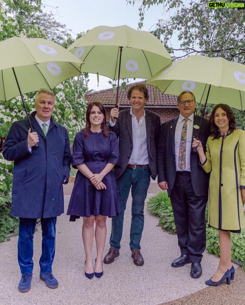 Princess Eugenie Instagram - What a joy it was to officially open the new @horatiosgarden at The Royal National Orthopaedic Hospital. This is their 5th garden in the UK connected to a spinal unit offering patients nature and the outdoors at a time they need it most. I'm a proud patron of this charity and it was a particularly special visit as it's the hospital I underwent spinal surgery as a child. It was an honour to meet all the volunteers, doctors, nurses, patients and gardeners who really bring this garden alive. The final three pictures are of the lovely Jubilee Tree that was planted for The Queen's Green Canopy @queensgreencanopy a wonderful celebration of the incredible jubilee milestone.