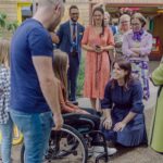 Princess Eugenie Instagram - What a joy it was to officially open the new @horatiosgarden at The Royal National Orthopaedic Hospital. This is their 5th garden in the UK connected to a spinal unit offering patients nature and the outdoors at a time they need it most. I'm a proud patron of this charity and it was a particularly special visit as it's the hospital I underwent spinal surgery as a child. It was an honour to meet all the volunteers, doctors, nurses, patients and gardeners who really bring this garden alive. The final three pictures are of the lovely Jubilee Tree that was planted for The Queen's Green Canopy @queensgreencanopy a wonderful celebration of the incredible jubilee milestone.