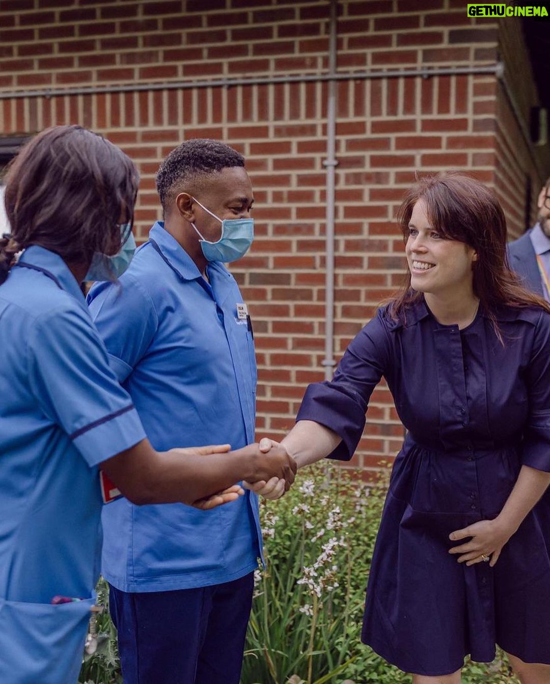 Princess Eugenie Instagram - What a joy it was to officially open the new @horatiosgarden at The Royal National Orthopaedic Hospital. This is their 5th garden in the UK connected to a spinal unit offering patients nature and the outdoors at a time they need it most. I'm a proud patron of this charity and it was a particularly special visit as it's the hospital I underwent spinal surgery as a child. It was an honour to meet all the volunteers, doctors, nurses, patients and gardeners who really bring this garden alive. The final three pictures are of the lovely Jubilee Tree that was planted for The Queen's Green Canopy @queensgreencanopy a wonderful celebration of the incredible jubilee milestone.