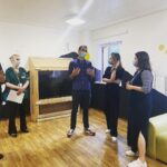 Princess Eugenie Instagram - This morning I visited the Askew Ward at Hammersmith and Fulham Hospital’s Mental Health Unit to see the work of @_hospitalrooms charity in practice. ⁣ ⁣ @_hospitalrooms work closely with ward staff and hospital employees to bring art into spaces like the Askew Ward, to provide some much-needed light in a dark moment. ⁣ ⁣ The charity works with artists who visit hospital wards to paint artworks on the walls, meet the service users and ultimately leave behind something positive for those struggling with mental health issues.⁣ ⁣ It was inspiring to meet everyone involved today. You can find out more about the amazing work of @_hospitalrooms on their page. ⁣ ⁣ @Westlondonnhstrust⁣ @aceagrams⁣ ⁣ #AskewWard #Mentalhealth⁣ #NHS #HereforCulture
