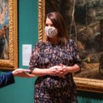 Princess Eugenie Instagram - I had the privilege of recording an episode for Sky Arts at Buckingham Palace in The Queens Gallery talking about the magnificent exhibition 'Masterpieces from Buckingham Palace' on view now until 13 February 2022. ⁣ ⁣ I spoke to @katebryan_art all about what art and these artworks in particular mean to me. ⁣ Tune in tonight at 8pm on Sky Arts to see the show and go see the remarkable exhibition whilst you can. @royalcollectiontrust