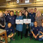 Princess Eugenie Instagram – It was a such an honour to visit @rblicharity with my sister earlier this week. The charity provides vital care, welfare and employment services to Armed Forces veterans across the UK.
We met incredible veterans who have completed RBLI’s #Lifeworks employability programme. It was wonderful to see the programme in action at the charity’s social enterprise factory which provides meaningful employment to veterans.
We also visited the assisted living facility, Queen Elizabeth Court, to meet some of the lovely residents who call it home; many of whom have served our country with distinction. I also met Vi, who told me she served with my late Grandmother, which brought me such pride.
This Armistice Day we remember and pay tribute to the Fallen, the inspiring veterans and those currently serving in the Armed Forces across the world.
#rbli #Lifeworks #supportforveterans #LestWeForget #remembrance