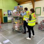 Princess Eugenie Instagram - Since 1865 the Salvation Army has been there with open doors to help so many people. In the past few years I have witnessed first hand their dedication and hard work, so when they invited Jack and I to their newly created hub to pack boxes, we jumped at the chance. As a group of volunteers we helped pack trolleys of food that are then taken and distributed to the Army's hugely important and much needed food banks that feed thousands across the UK. Their message is key - their doors are open, always have been and always will be. @salvationarmyuk