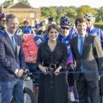 Princess Eugenie Instagram - I loved being with @jamesblunt and @sofiabluntly yesterday in support of @bluemarinefoundation to send off 75 conservationists on their cycle ride from London to Monaco. Thank you to the riders who have worked so hard to raise vital funds and awareness to protect our oceans.