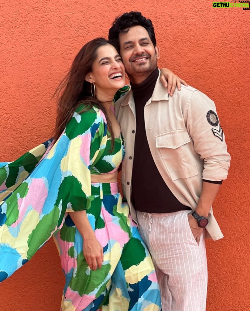Priya Bapat Instagram - Smile together, enjoy little moments, worry less. When you’re with me, everything feels right. We may not say it, but we both know. Here’s to us, smiling through all days!