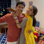 Priya Bapat Instagram - My sweet Umesh, Having you in my life is my greatest luck. You, my partner in crime, who knows how to tease me endlessly and love me to the moon and back! Wishing for a lifetime of such sweet annoyances and boundless love. ❤️ Happy birthday 😘 1. Here’s to a lifetime filled with togetherness. 2. Hoping to forever have the joy of playfully annoying you. 3. May the beautiful madness we share stay alive forever. 4. Wishing to stand by your side through both the sunshine and storms. 5. May the enduring blessings of our parents accompany you always. 6. May you continue to be Shariva’s most cherished person. 7. Aai and Baba watch over you from above, showering blessings of love and success.