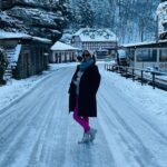 Priya Bhavani Shankar Instagram – with a little bit of magic ✨ ☺️ straight out of a fairy tale 🧚‍♀️ Bohemian Switzerland