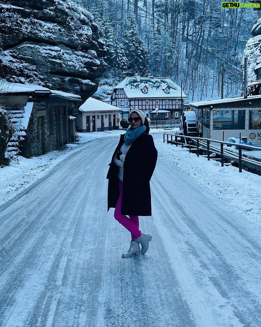 Priya Bhavani Shankar Instagram - with a little bit of magic ✨ ☺️ straight out of a fairy tale 🧚♀️ Bohemian Switzerland