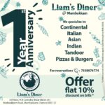 Priya Bhavani Shankar Instagram – It’s the 1st year anniversary of @liams_diner 🤩 Last one year has been special in every possible way. We cherish the opportunity we have to serve your taste buds and appetite. 
Special gratitude to our wonderful chefs and team for making this possible and looking forward to take more steps forward soon. Most importantly heartfelt thanks to our customers for your feedbacks & appreciation❤️ 

Excited to bring in a new menu on this special occasion. DINE WITH US and share your love for food with us 🤗

To many more years 🙌🏼

Gratitude & Love 
Priya