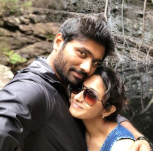 Priya Bhavani Shankar Instagram - So there is this great guy, who is my best friend, we laugh, we fight, we cry, we make up. He sings loud & confident with all weird wrong lyrics. We are A & Z different, yet he completes me. We are such imperfect people, yet he somehow makes it easy and fun to stay in love with him. With him I feel peace. With him I have the craziest fun, also With him I can just sit down in silence and watch a beautiful sunset and talk about my traumas. He is enough. A million times enough for me to get through this life in bliss 😊 Happy birthday @rajvel.rs 

இருவர் வானம் வேறென்றாலும்… ❤️