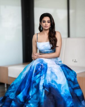 Priyamani Instagram - Feeling confident and blue-tiful 💙💙💙💙💙. 

Outfit : @harshitasinghviofficial 
Jewellery : @alluringaccessories.a2 
Styling : @stylebyannapurna 
Team : @i.deekshasetti 
📸 : @v_capturesphotography 
MUH : @pradeep_makeup @shobhahawale