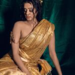 Priyamani Instagram - Felt like a painting @collectiveamara @raabtabyrahul 📸 @sbk_shuhaib Styled by @theitembomb ❤️❤️ MUH : @pradeep_makeup @shobhahawale