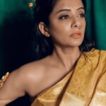 Priyamani Instagram - Felt like a painting @collectiveamara @raabtabyrahul 📸 @sbk_shuhaib Styled by @theitembomb ❤️❤️ MUH : @pradeep_makeup @shobhahawale