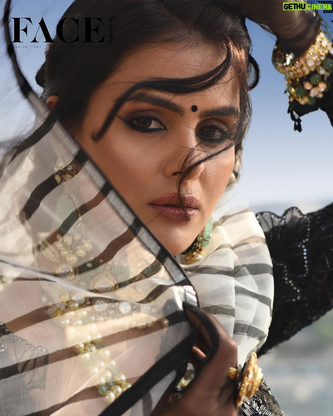 Priyanka Chahar Choudhary Instagram - Because one round of fabulousness isn’t enough! 🙃 More pics from #FaceMagazine Produced By: @facemag.in Publisher: @harshithundet @kanchanshrivastava06 Creative Director: @farrahkader Interview by: @naina_humangram Photography: @mayurnarangikar Fashion Stylist: @haaute Co Stylist: @mandeep.seeray Makeup Artist: @makeupbysimransadarangani Hair Stylist: @makeoverbysejalthakkar Fashion Asistant: @suriitak Retoucher: @rual_retouch Artist Reputation Management: @greenlight__media Location: @radissonblumumbaiairport On Priyanka- Saree: @atbw.shop Skirt & blouse set: @medhabatraofficial Jewellery: @shubhjewelers Shoes: @thequirkynaari #FaceMagazine #PriyankaChaharChoudhary #FaceoftheMonth #Exclusive #Photoshoot #explore