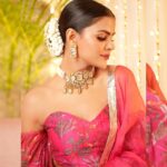 Priyanka Chahar Choudhary Instagram - 🩷🩷🩷 👗 @aachho #priyankachaharchoudhary