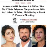 Priyanka Chopra Instagram – Now and then we had a hope that if we lived and were good, God would permit us to be pirates. -Mark Twain 

@karlurban @therussobrothers @agbofilms @jennifersalke #FrankFlowers