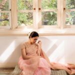 Priyanka Mohan Instagram - Ruminating….. Wearing - @toraniofficial Accessories- @jaipurgems Styled by- @openhousestudio.in Styling team- @prarthanasrinivasaraja @mithra_kandhaswaami Hair @chinnahairstylist 📷 @ggemnlven
