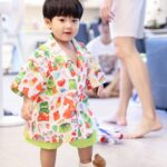 Puttichai Kasetsin Instagram – เป็นหนุ่มแล้วเลยหรอลูก 😆 @pjpjpitt