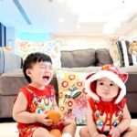 Puttichai Kasetsin Instagram – ตรุษจีนกับน้องเวลาคับ รีบโตมาวิ่งเล่นกันนะคับ 😆❤️🧧🎊 @pjpjpitt