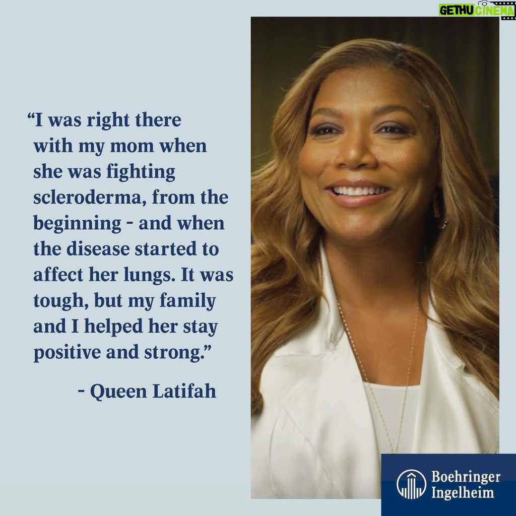 Queen Latifah Instagram - As a caregiver, supporting a loved one with interstitial lung disease (#ILD) may leave you feeling isolated or overwhelmed. That’s how I felt when my mom was diagnosed with systemic sclerosis-associated interstitial lung disease (SSc-ILD). But there are resources available to help. This National #FamilyCaregiversMonth, check out Tune In To Lung Health from @boehringerus to hear more from ILD caregivers and follow along with breathing exercises that may help you deal with a stressful day. #Sponsored