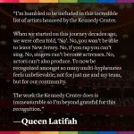Queen Latifah Instagram - The next Kennedy Center Honors have been announced, and I’m excited to share I’m being recognized as part of the 46th class of Honorees #KCHonors ❤️ Visit the @kennedycenter’s profile today to meet all of the Honorees being celebrated in December on @CBStv!