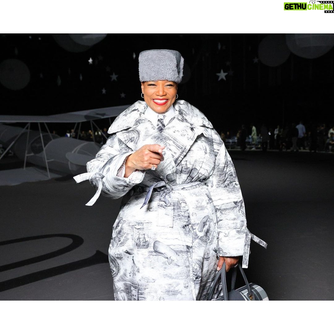 Queen Latifah Instagram - So happy to have attended @thombrowne runway show! What a Magical Beautifully Fantastical work of Imagination brought to Life!!! π₯π₯π₯ collection is π₯ . πΈ: @bfa @johnbaingriffith @strange.victory