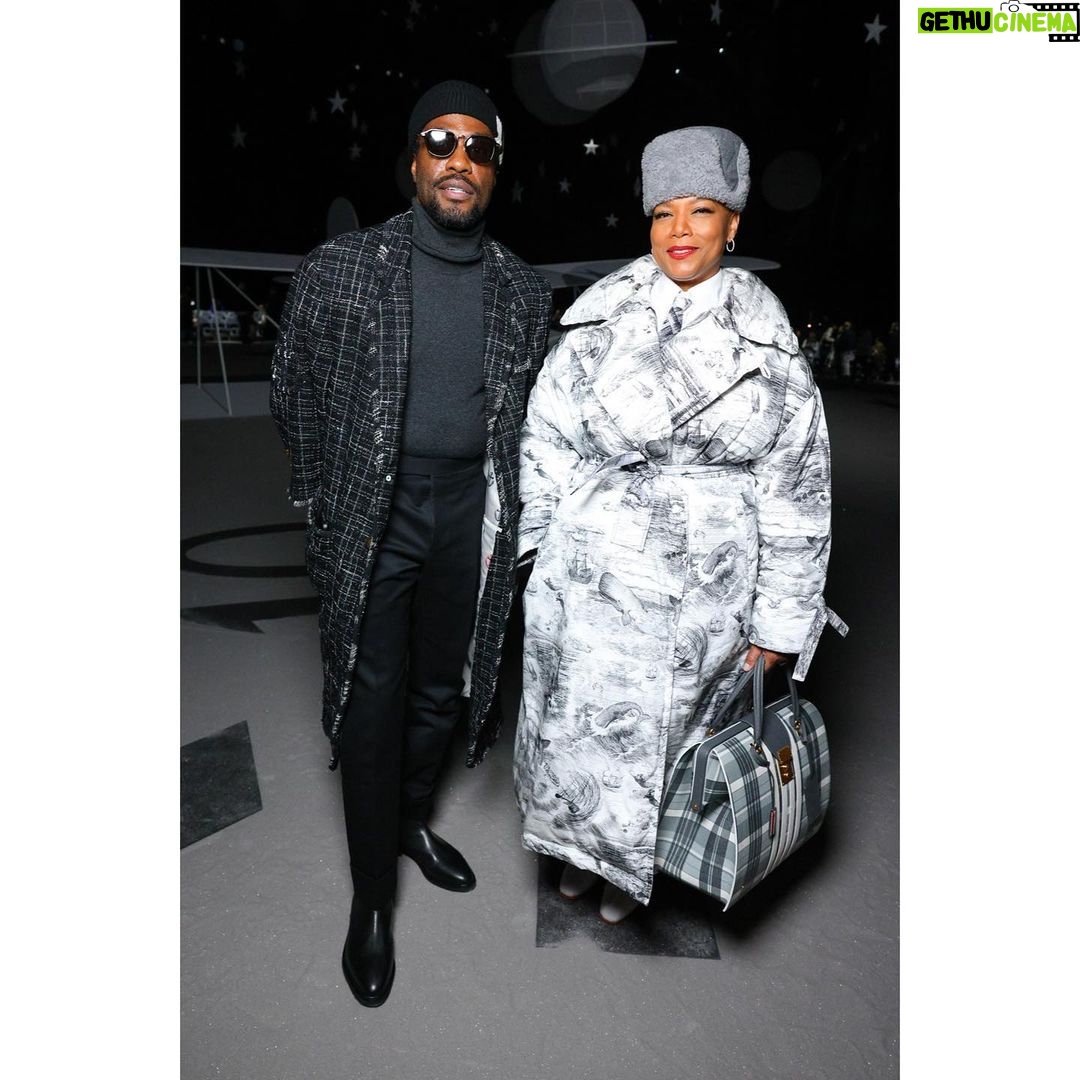 Queen Latifah Instagram - So happy to have attended @thombrowne runway show! What a Magical Beautifully Fantastical work of Imagination brought to Life!!! π₯π₯π₯ collection is π₯ . πΈ: @bfa @johnbaingriffith @strange.victory