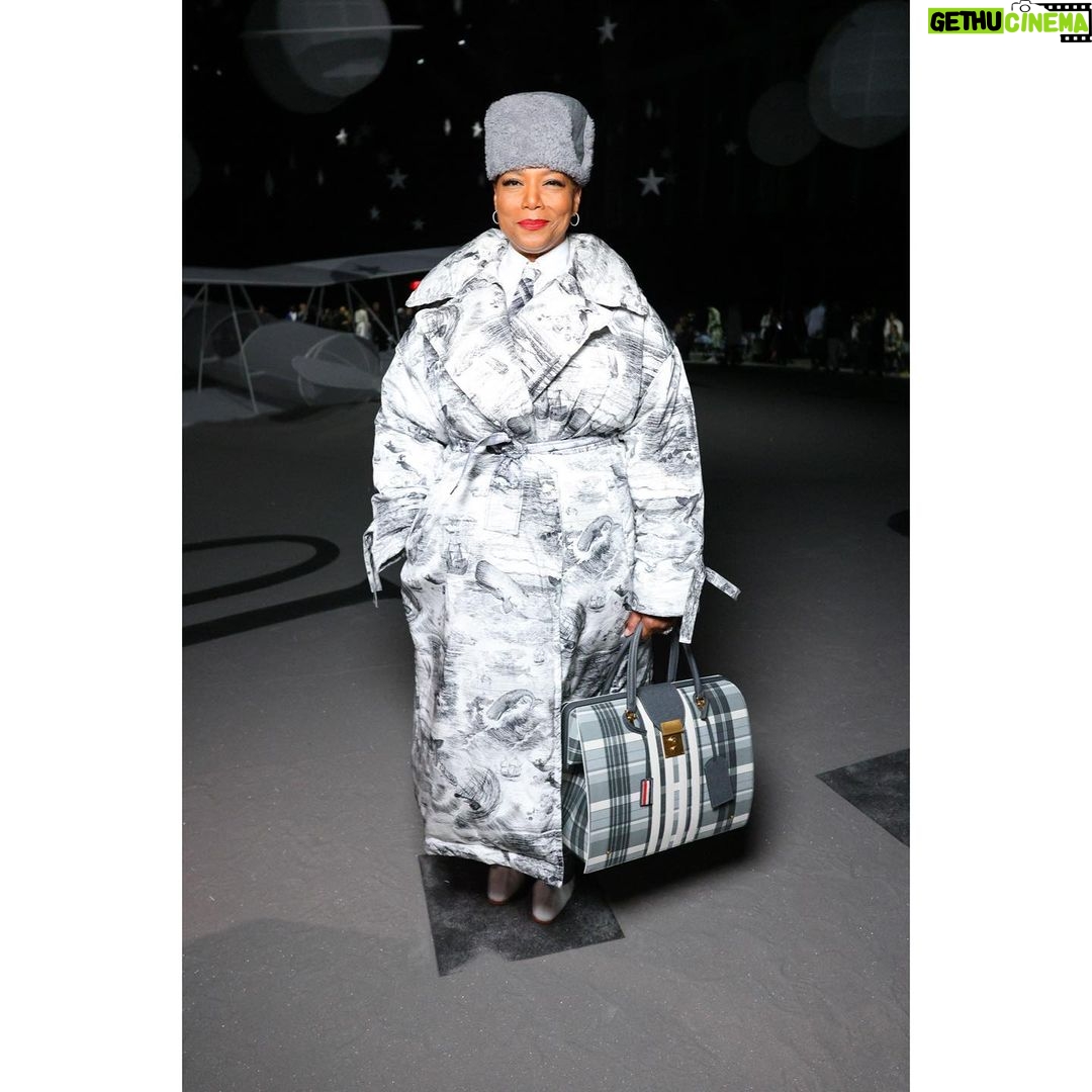 Queen Latifah Instagram - So happy to have attended @thombrowne runway show! What a Magical Beautifully Fantastical work of Imagination brought to Life!!! π₯π₯π₯ collection is π₯ . πΈ: @bfa @johnbaingriffith @strange.victory