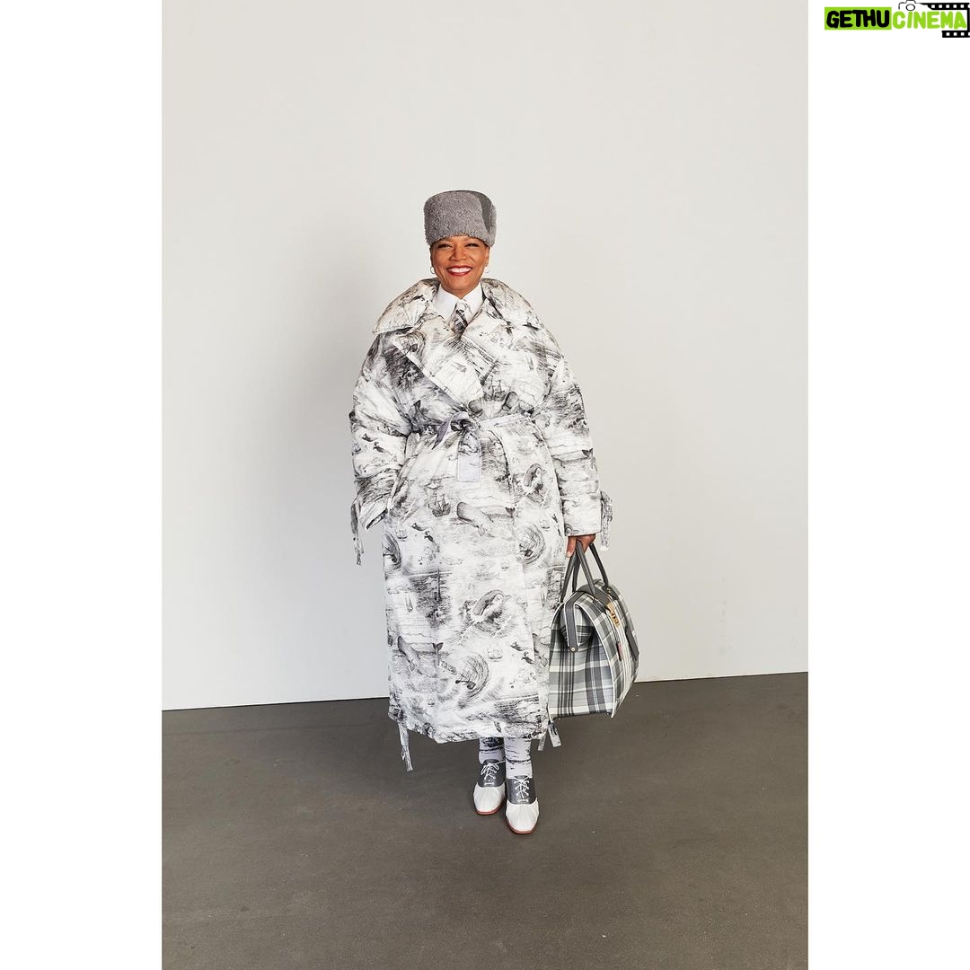 Queen Latifah Instagram - So happy to have attended @thombrowne runway show! What a Magical Beautifully Fantastical work of Imagination brought to Life!!! π₯π₯π₯ collection is π₯ . πΈ: @bfa @johnbaingriffith @strange.victory