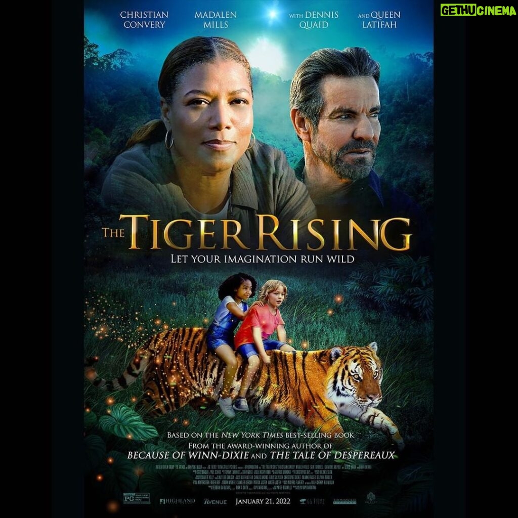 Queen Latifah Instagram - Excited to share THE TIGER RISING is in theaters TOMORROW January 21 🐅 #ChristianConvery #MadalenMills #KatherineMcPhee #DennisQuaid #TheTigerRising