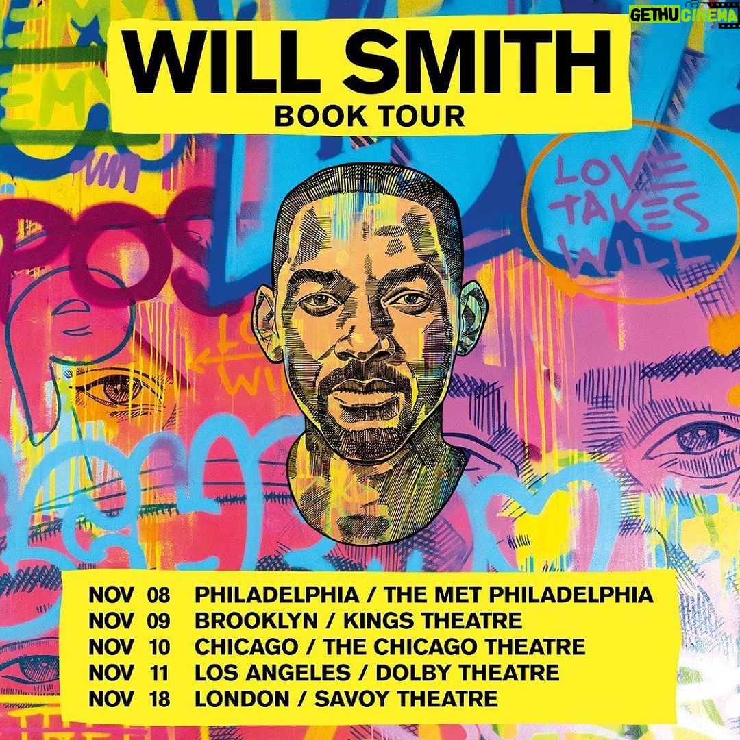 Queen Latifah Instagram - Can’t wait! Repost from @willsmith • Tour starts next week—who’s comin’ out?? #willthebook