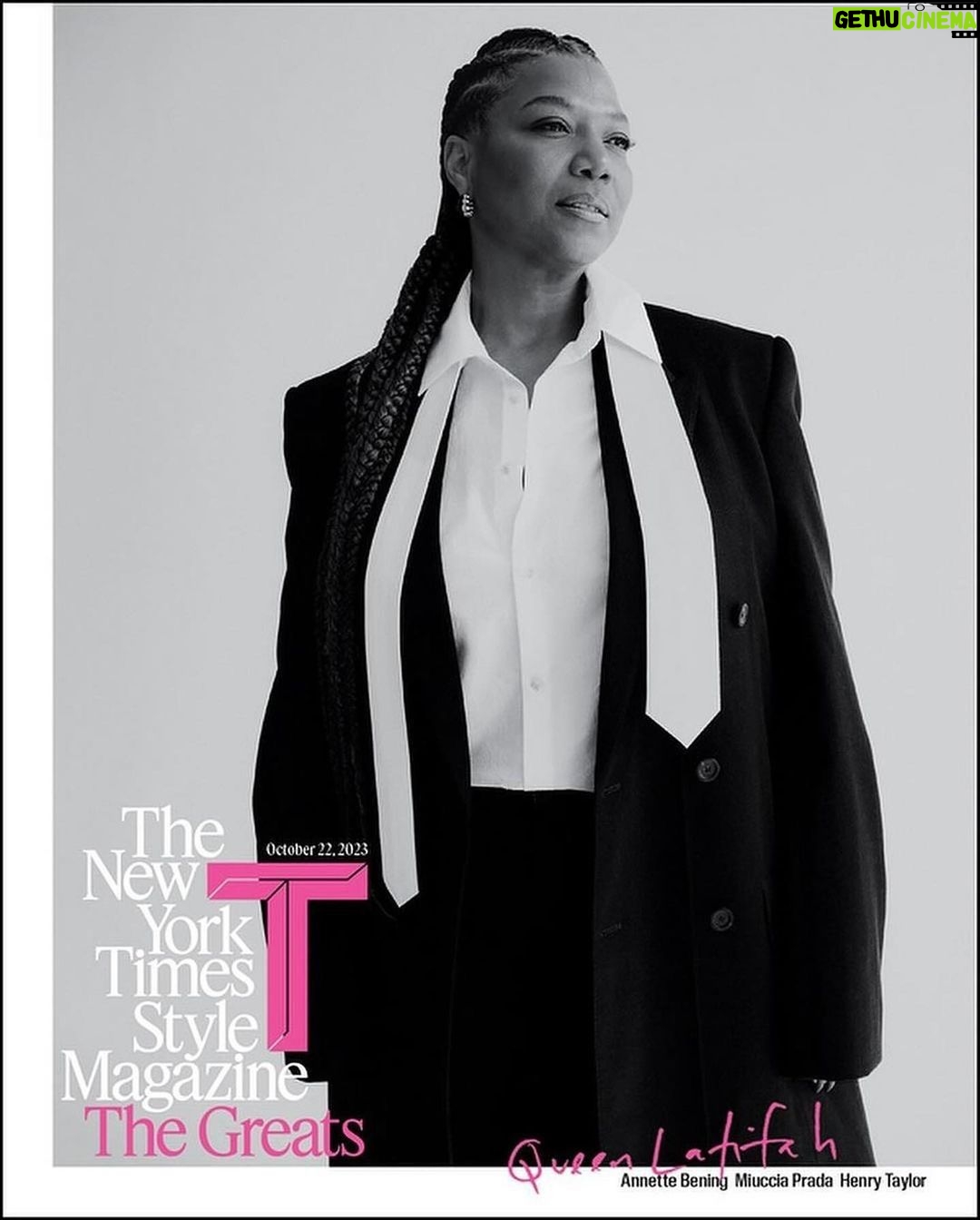 Queen Latifah Instagram - #TGreatsIssue @tmagazine @nytimes