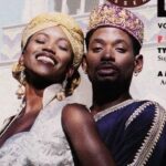 Queen Latifah Instagram - This is taking me back, such a great time ❤️ #LivingSingle Repost from @essence • FROM THE PAGES: Get into this iconic shoot from the February 1995 issue of #ESSENCE. Featuring the cast of 'Living SIngle' in majestic African glam, bold colors, wrapped in melanin allure. It's true blue and tight like glue. 😍 Photography: Marc Baptise