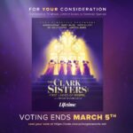 Queen Latifah Instagram – Today is the last day to vote for the NAACP Image Awards! Support #TheClarkSisters Movie in the Outstanding Television Movie, Limited-Series or Dramatic Special category by voting today 🖤
