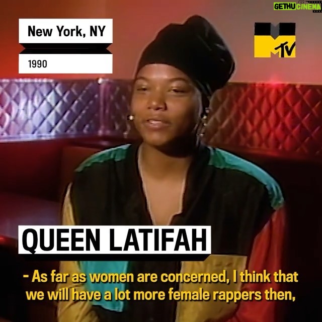Queen Latifah Instagram - Thanks for sharing @mtv, this takes me back #tbt #femalerappers Repost from @mtv • Even back in 1990, @queenlatifah predicted the rise of #WomenInRap in her @mtvnews interview. There's still work left to be done, but it's affirming to see how far we've come 💫