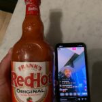 Queen Latifah Instagram - Two of the Highlights of my day. Fresh hot sauce and @dnice while I bleach wipe every piece of everything 😝