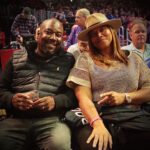 Queen Latifah Instagram - Game time 🏀 @laclippers @nba #courtside