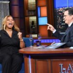 Queen Latifah Instagram - Who is staying up late with us? @colbertlateshow